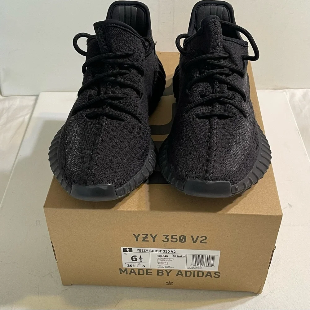 adidas Yeezy Boost 350 V2‎ 'Onyx' HQ4540 Men US 6.5 Sneakers